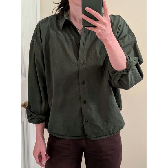 Jesse Kamm Alberta Shirt in Forest Green - Picture 3 of 6